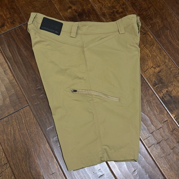 Go Ruck Challenge Shorts Mens 32 Tan Performance Cargo Utility Stretch Rucking - Picture 2 of 11